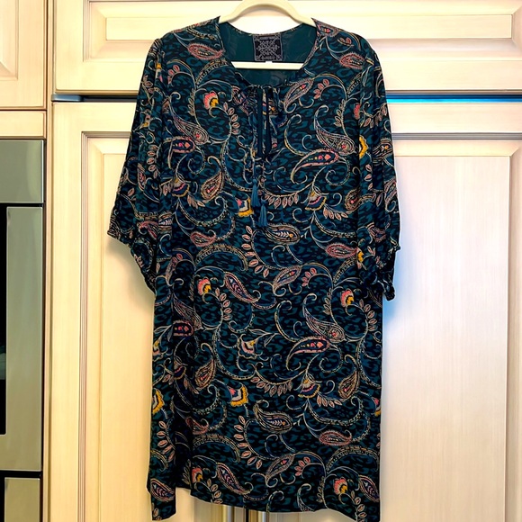 Johnny Was Marzanna Silk Dress - Picture 4 of 12